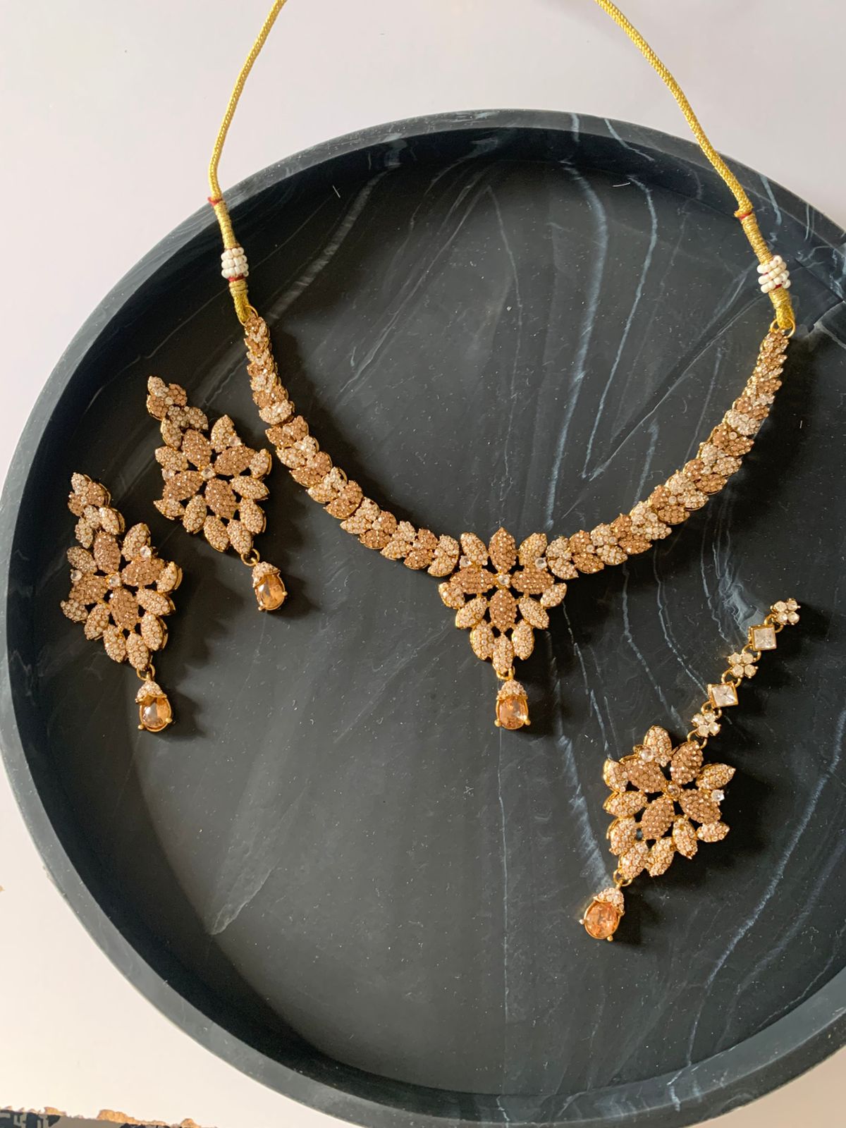 Copper and Gold Choker Set CODE: AS - 05